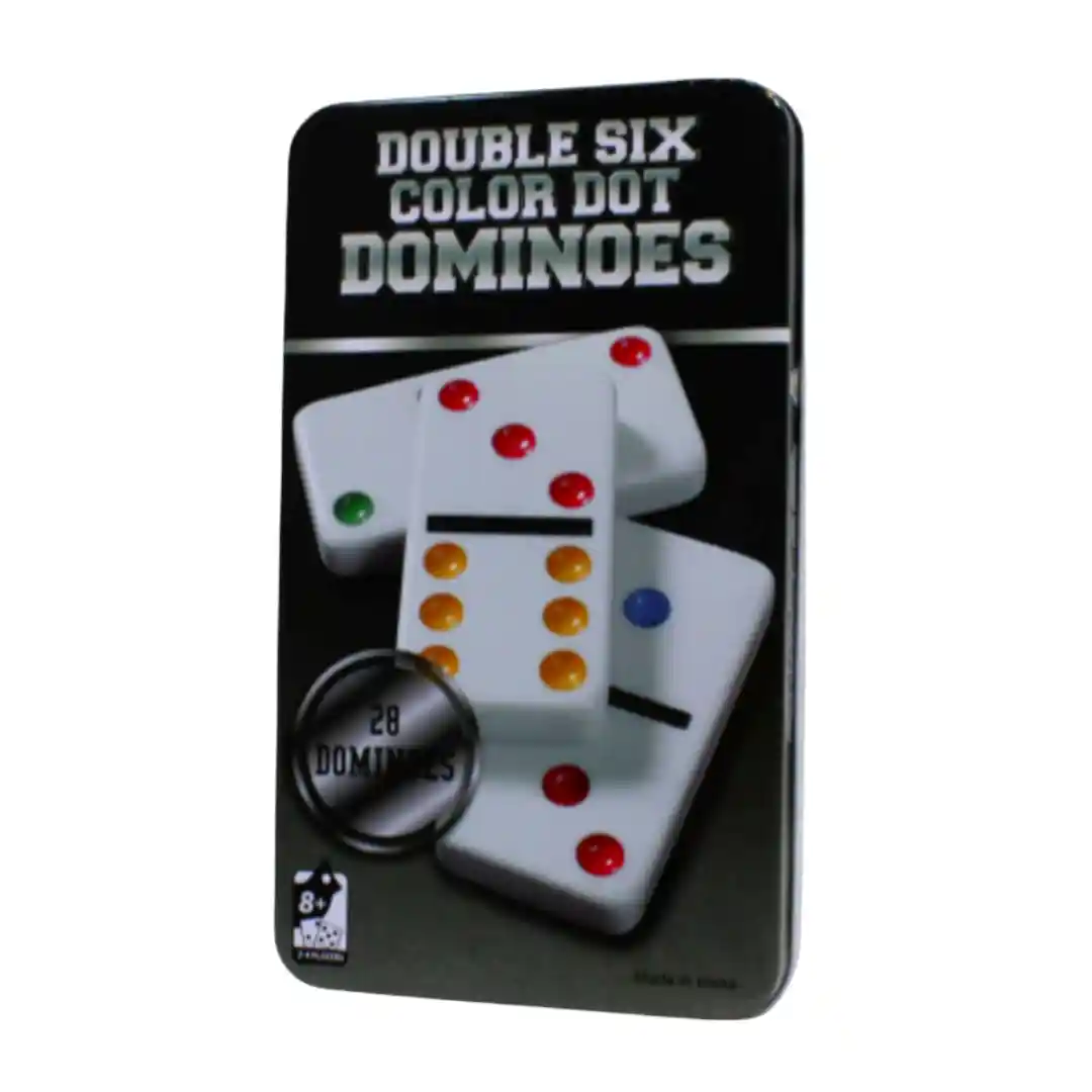 DOMINÓ CAJA METÁLICA DOBLE 6 AK3232