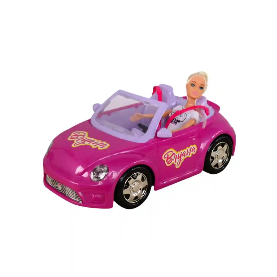 CARRO CONTROL BARBIE HUMO 928-E71