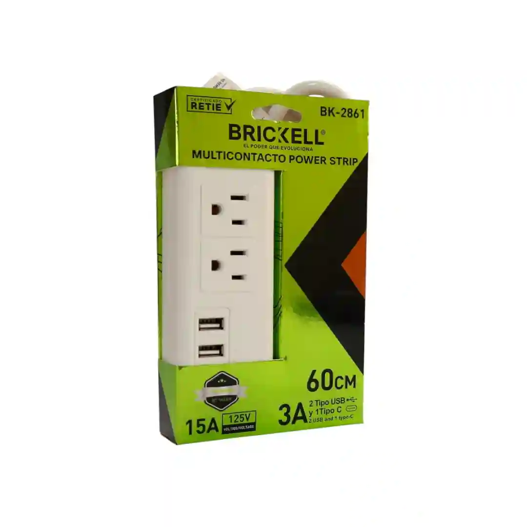 MULTITOMA X5 TIPO C + USB BK-2861