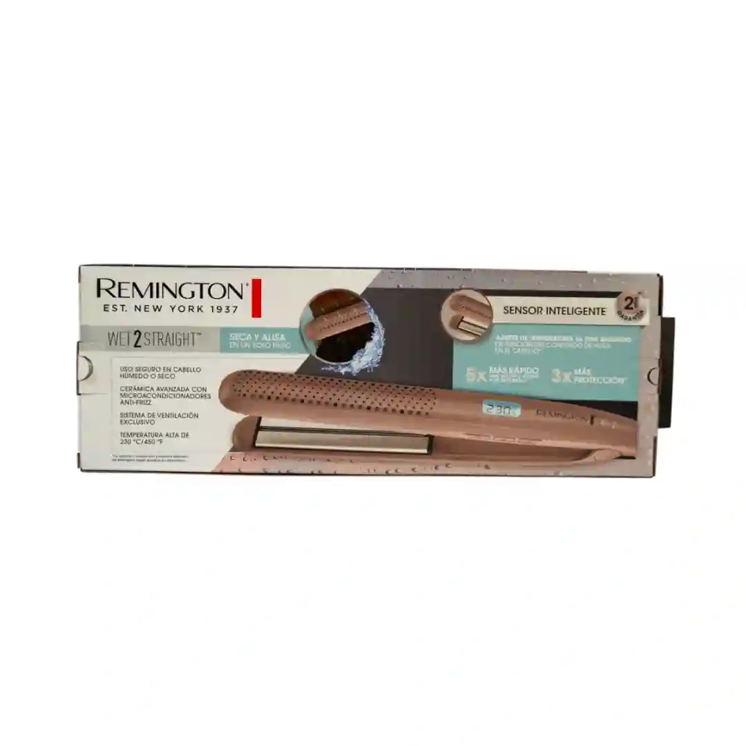 PLANCHA REMIGTON MOJADO Y SECO S27A-01 PLANCHA REMIGTON MOJADO Y SECO S27A - Imagen 1